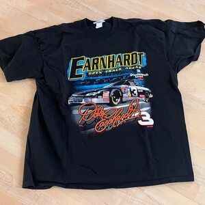 Vintage 90’s Chase Authentics Dale Earnhardt Tshirt XXL 2XL Black Adult Mens